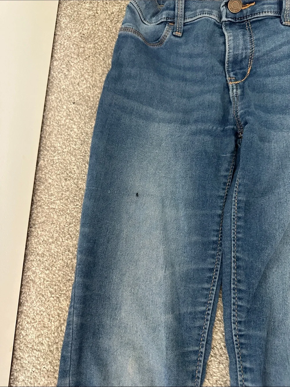 GAP Girl’s Faded Blue Skinny Jeans